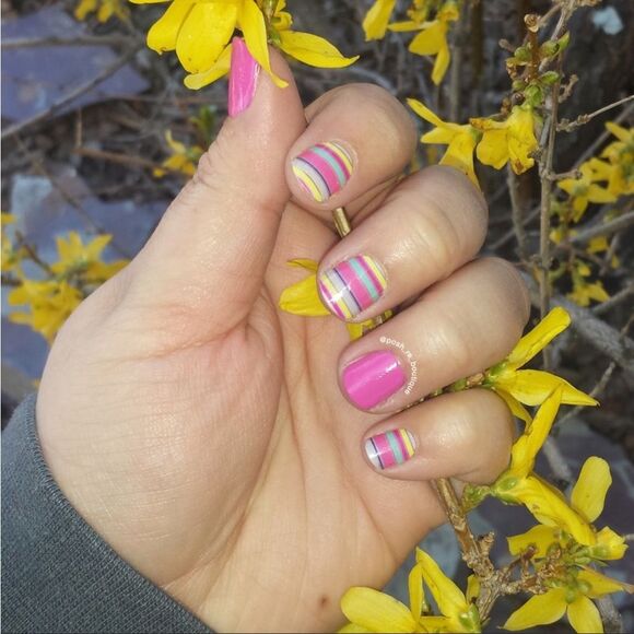 Jamberry Spring Break Full Sheet Nail Wraps 9C94 - Picture 5 of 13